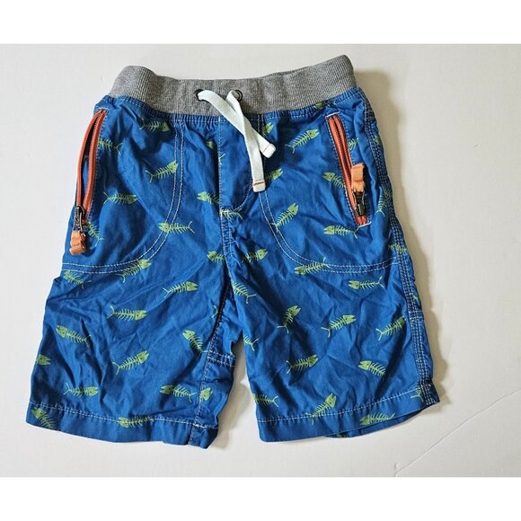 Mini Boden Boys 5 Pull On Fishbone Cargo Shorts - Picture 1 of 3